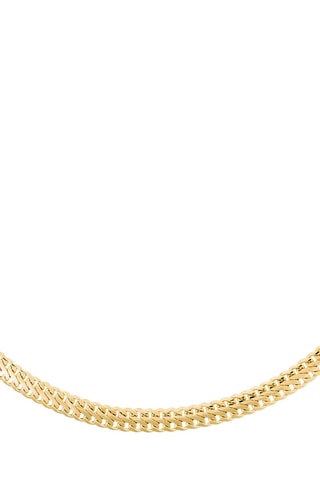 Ketting Maille Ovale Geelgoud