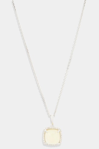 Hanger Mélinda Witgoud, Diamanten en Kwarts
