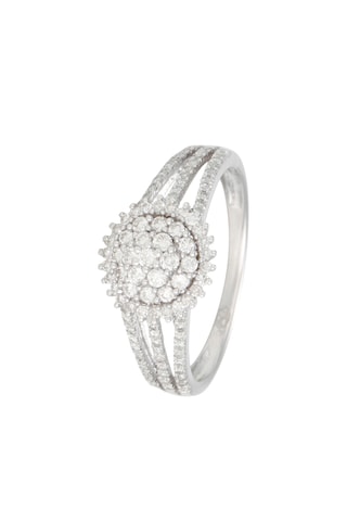 Ring - Witgoud en Diamanten