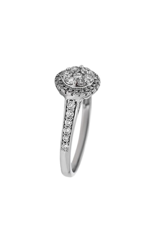 Ring - Witgoud en Diamanten
