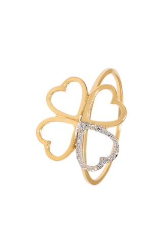 Bague - Or jaune et diamants