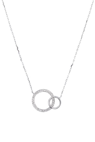 Ketting - Witgoud en Diamanten