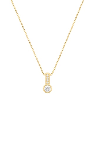 Hanger - Geelgoud en Diamanten
