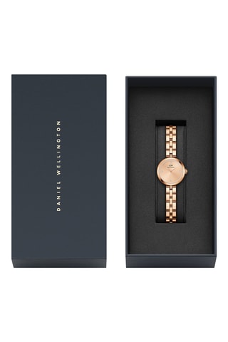 Montre à quartz en acier - Doré rose