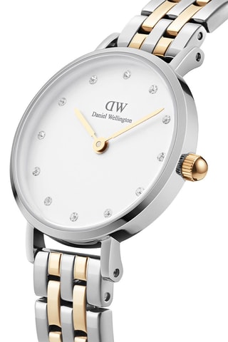Montre à quartz en acier Petite Lumine - 28 mm - Argenté