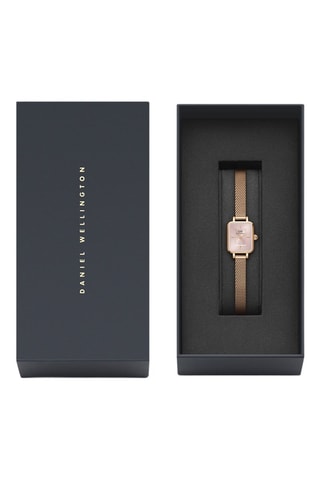 Montre à quartz en acier - Doré rose et rose