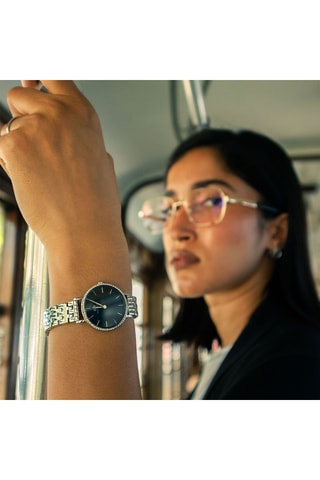 Montre à quartz en acier - Argenté