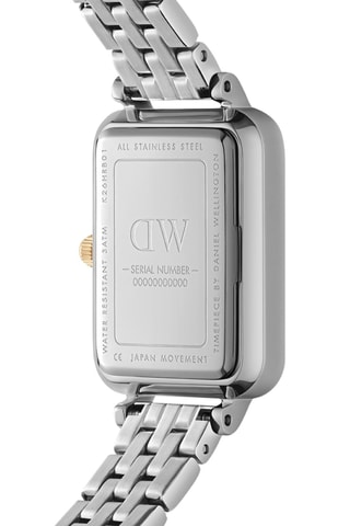 Montre à quartz en acier - Argenté et doré