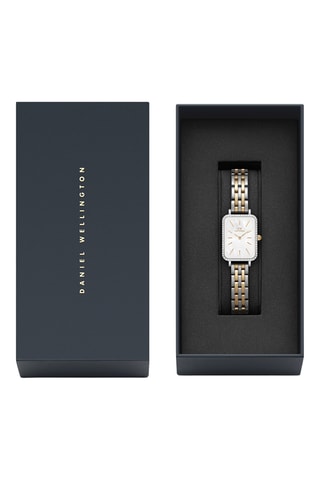 Montre à quartz en acier - Argenté et doré