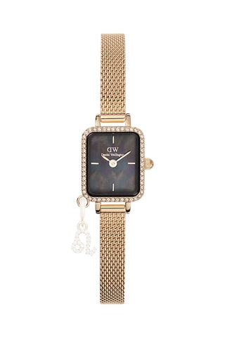 Montre à quartz en acier - Doré