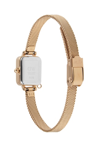 Montre à quartz en acier - Doré