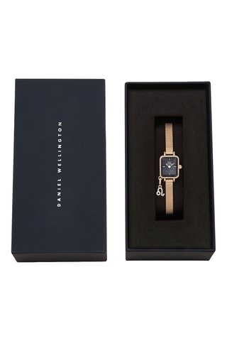 Montre à quartz en acier - Doré