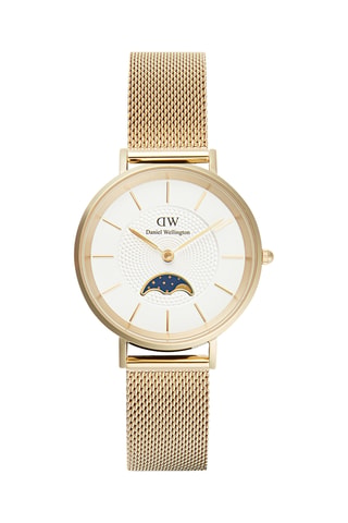Montre à quartz en acier - Doré