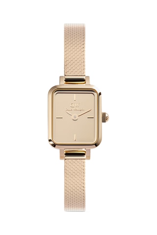 Montre à quartz en acier - Doré