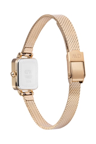 Montre à quartz en acier - Doré