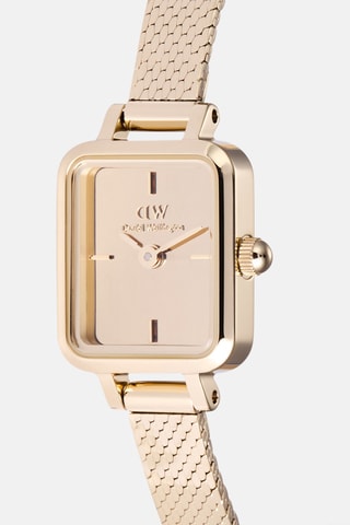Montre à quartz en acier - Doré