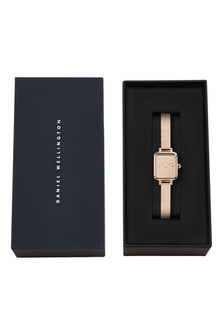 Montre à quartz en acier - Doré