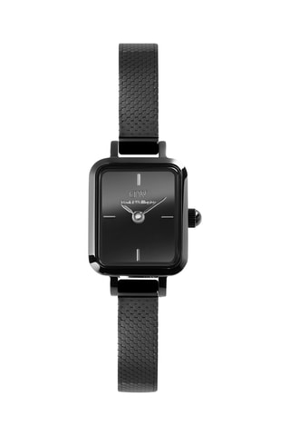 Montre à quartz en acier - Noir