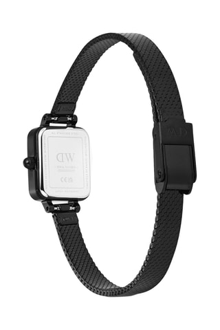 Montre à quartz en acier - Noir