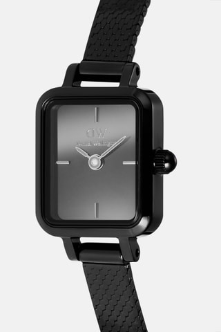 Montre à quartz en acier - Noir