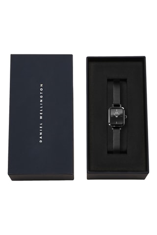 Montre à quartz en acier - Noir