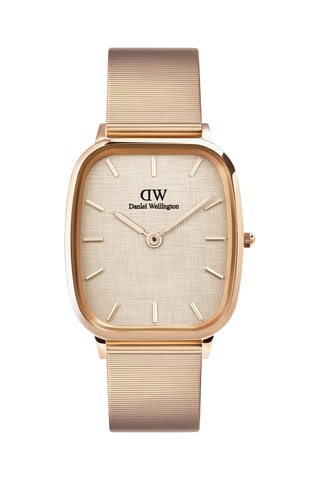 Montre à quartz en acier - Doré