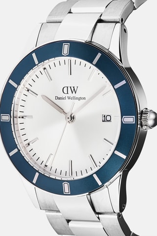 Montre à quartz en acier - Argenté