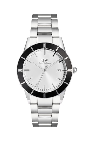 Montre à quartz en acier - Argenté