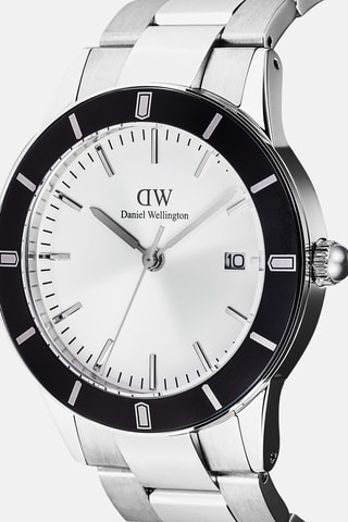 Montre à quartz en acier - Argenté