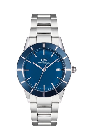 Montre à quartz en acier - Argenté