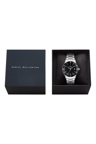 Montre à quartz en acier - Argenté