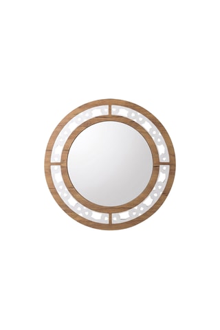 Miroir - 58 x 58 x 0,8 cm - Bois - 