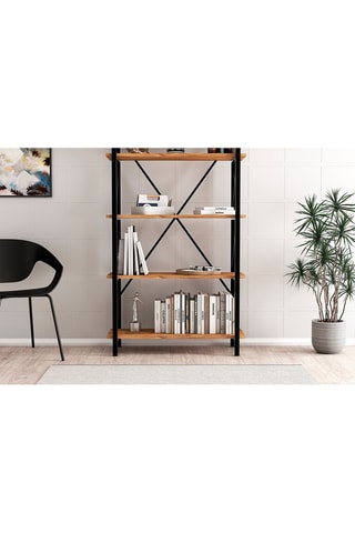 Bibliothèques Nero Elit - Imitation bois