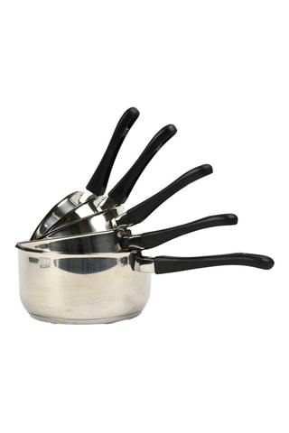 5 casseroles en acier inoxydable Napoli - 12/14/16/18/19 cm