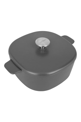 Cocotte en fonte d'acier émaillée - 21,5 x 9 x 21,5 cm - 3 l