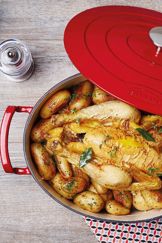Cocotte en fonte d'acier Sitrabella 6,5 l