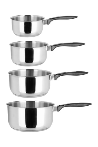 4 casseroles en acier inoxydable Les Spécifiques - 14/16/18/20 cm