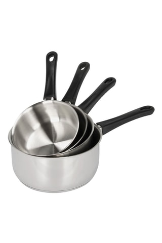 4 casseroles en acier inoxydable Les Spécifiques - 14/16/18/20 cm