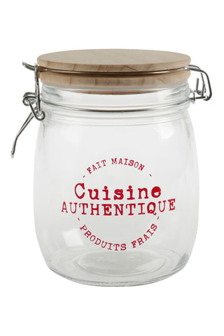 2 boîtes de conservation en verre Confiture Authentique - 80,5 cl