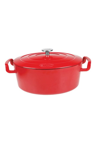 Cocotte ovale en fonte d'acier émaillée Sitrabella - 6,5 l - 31 cm