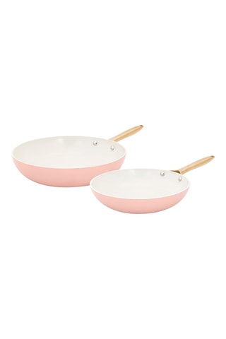 2 poêles avec revêtement en céramique - 24/28 cm