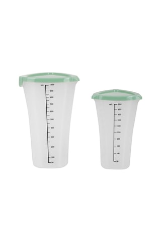 2 verres doseurs Chandeleur - 50 /100 cl