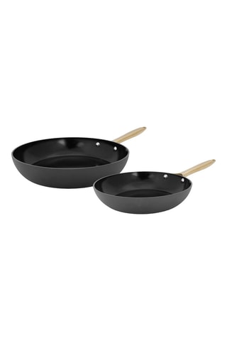 2 poêles avec revêtement en céramique - 24/28 cm