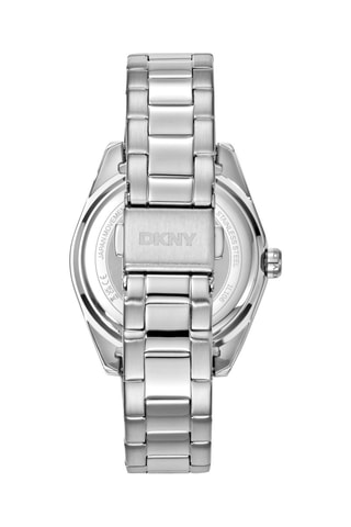 Montre à quartz en acier - Argenté et noir
