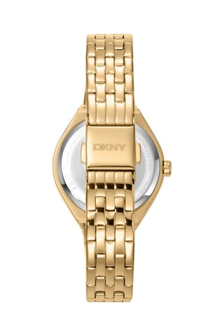 Montre à quartz en acier - Doré