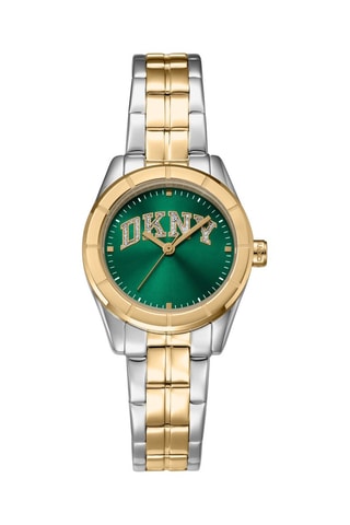 Montre à quartz en acier - Argenté et doré