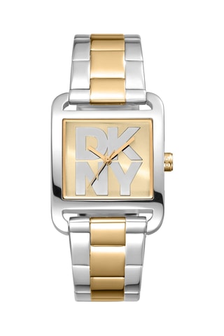 Montre à quartz en acier - Argenté et doré