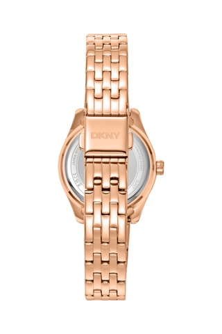 Montre à quartz et doré à l'or rose