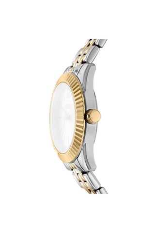 Montre à quartz en acier - Argenté et doré