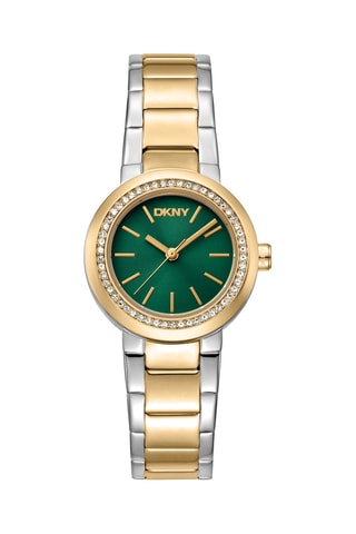 Montre à quartz en acier - Argenté et doré